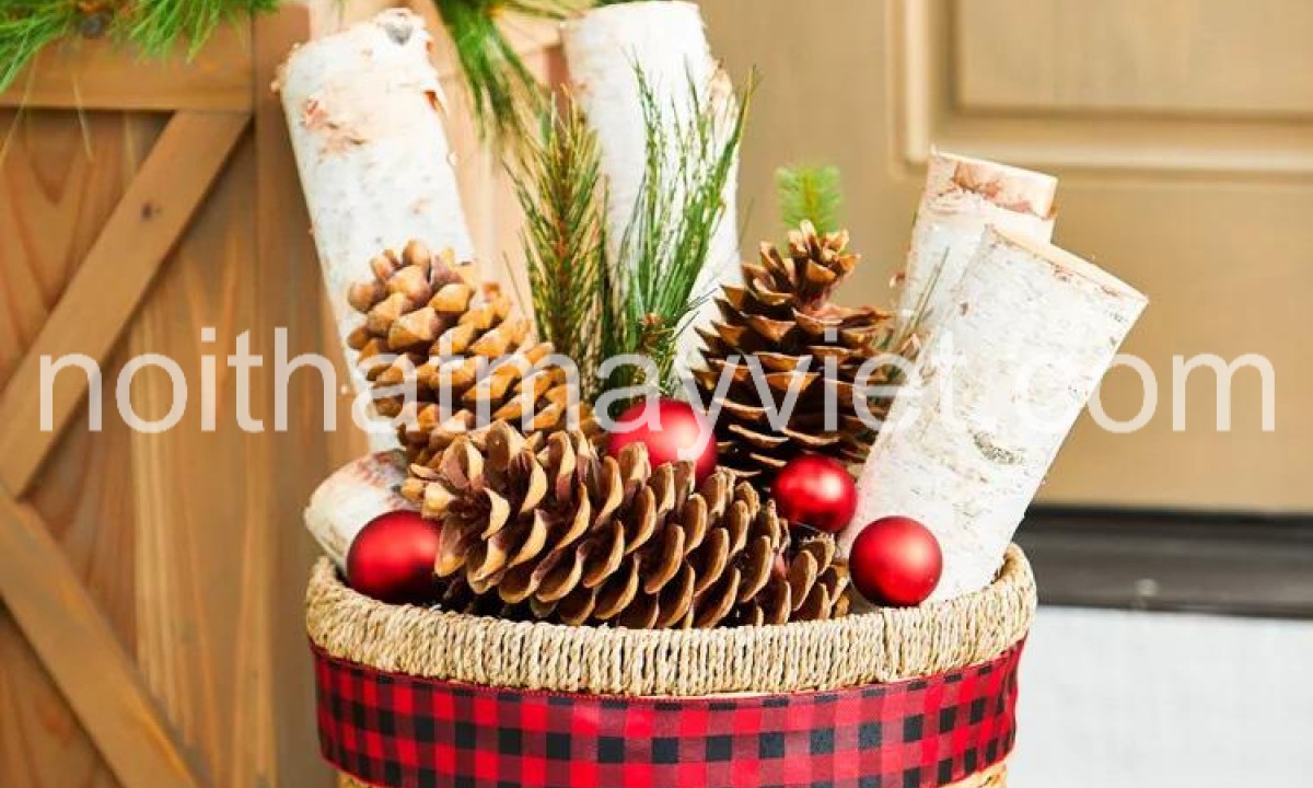 Trang Trí Noel Mây Tre TTNE006